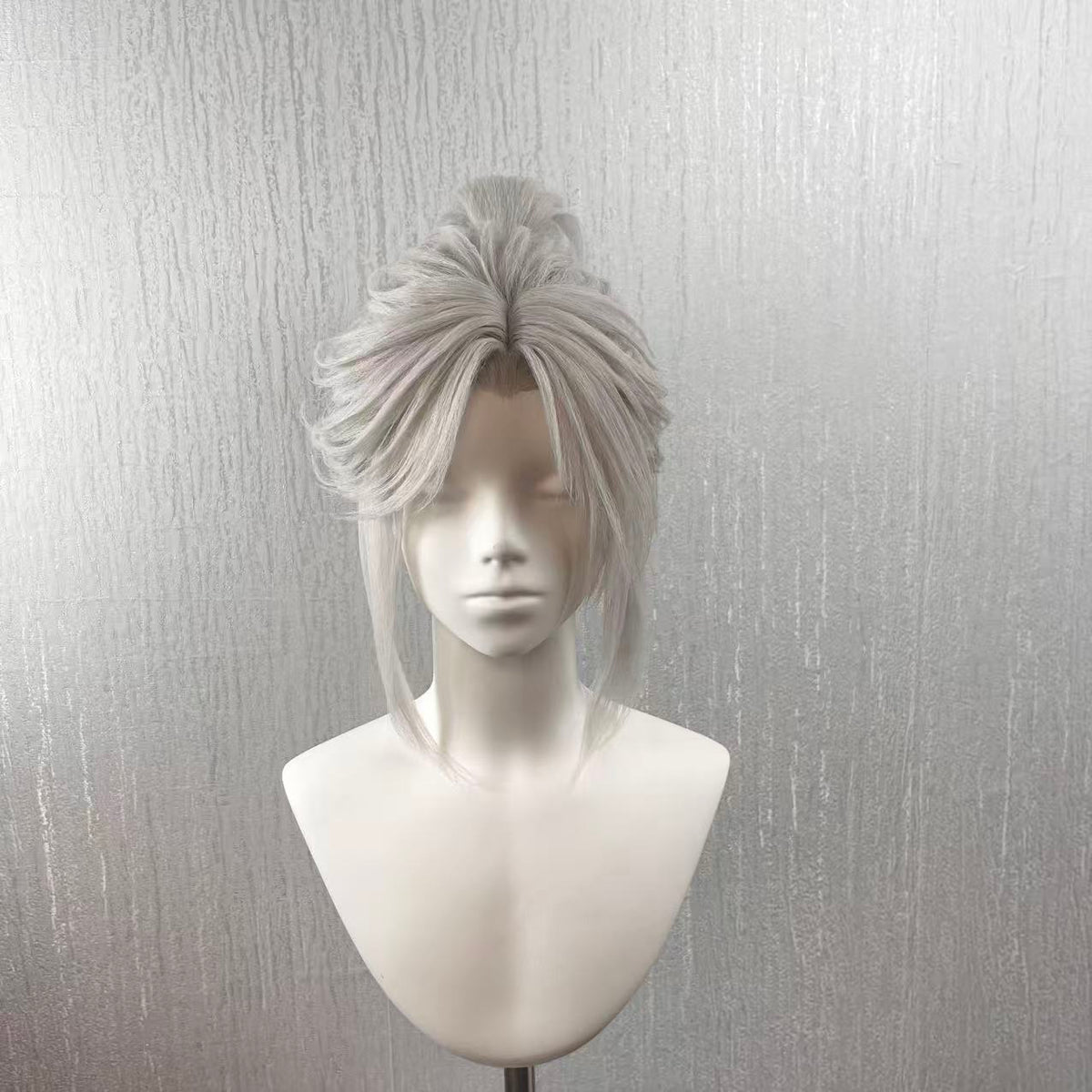 Ayanami Rei Ice Blue Layered Short Cosplay Wig | Hand Pre-Styled Anime Wig for Comic Con, Halloween & Roleplay