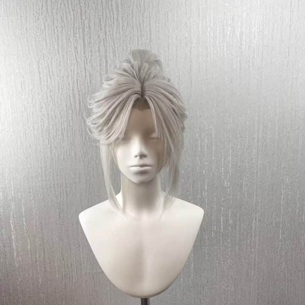 Ayanami Rei Ice Blue Layered Short Cosplay Wig | Hand Pre-Styled Anime Wig for Comic Con, Halloween & Roleplay