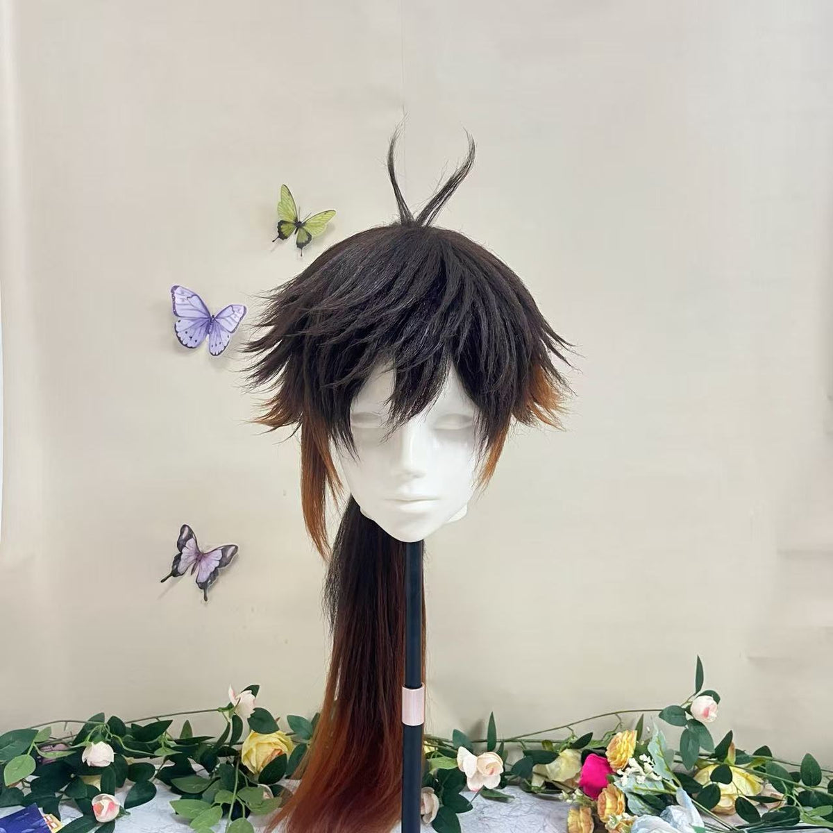 Genshin Impact Zhongli Cosplay Wig