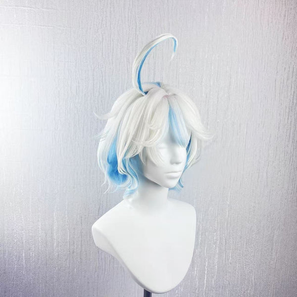 Furina Genshin Impact Cosplay Wig, Handmade Fluffy Styled Anime Wig, Ideal for Halloween, Comic Con, Roleplay & Portrait Photography