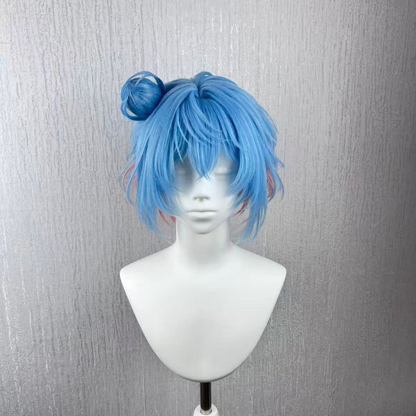 Xiao Qiao Time Witch Cosplay Wig | Honor of Kings Character Wig | Handmade Purple Pink Anime Wig | Fantasy Game Costume Hair