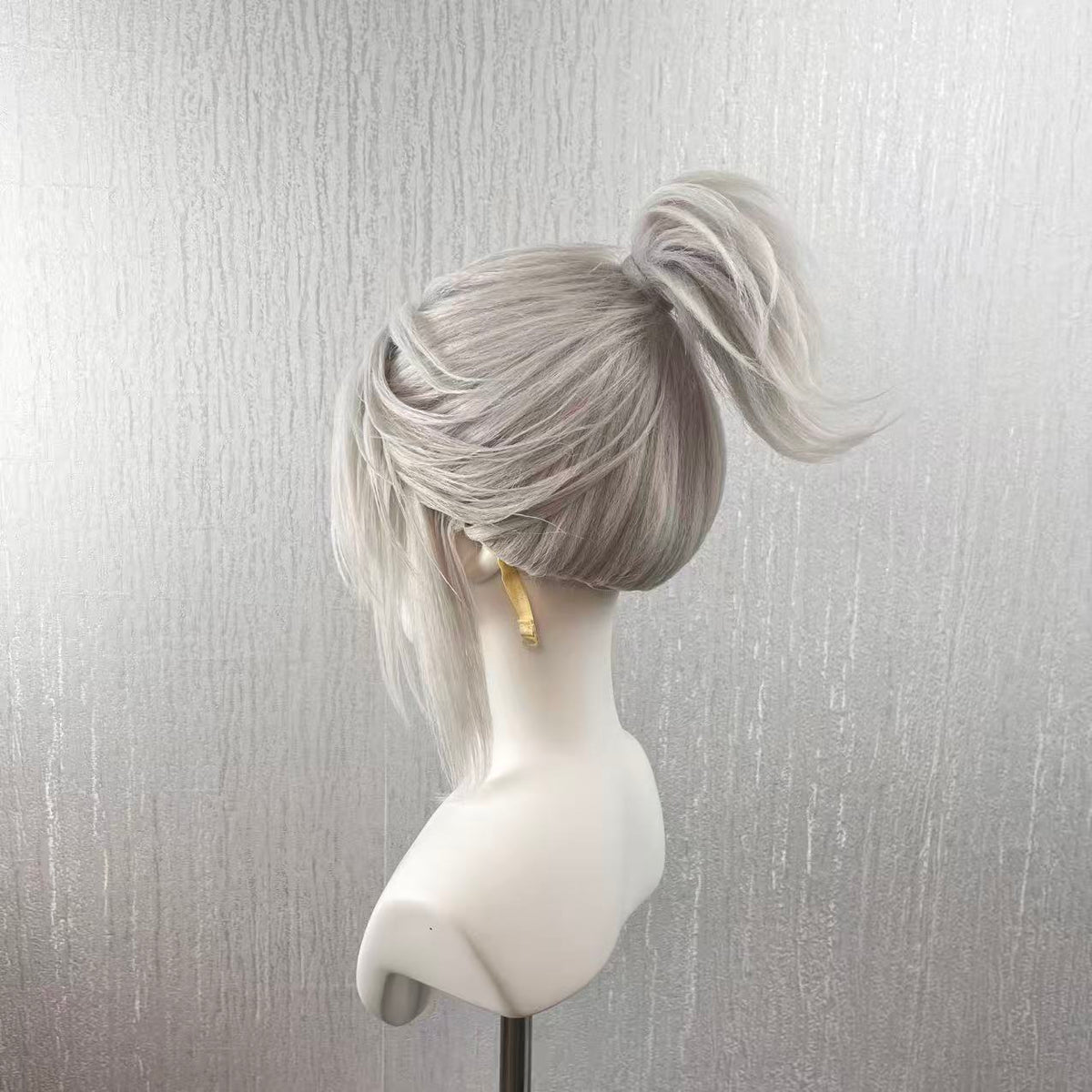 Ayanami Rei Ice Blue Layered Short Cosplay Wig | Hand Pre-Styled Anime Wig for Comic Con, Halloween & Roleplay