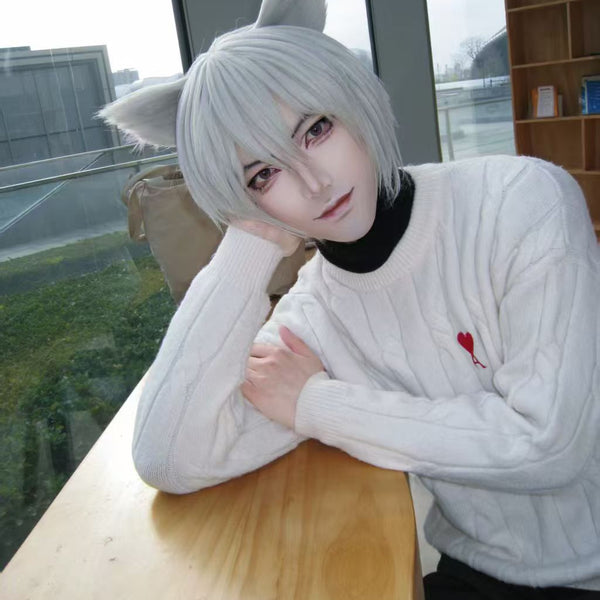 Sesshomaru Cosplay Wig | Inuyasha White Anime Wig