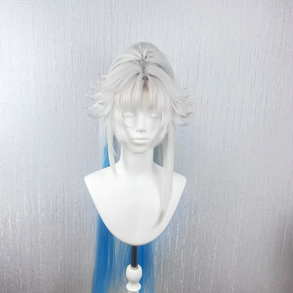Furina Genshin Impact Cosplay Wig, Handmade Fluffy Styled Anime Wig, Ideal for Halloween, Comic Con, Roleplay & Portrait Photography (Copy)