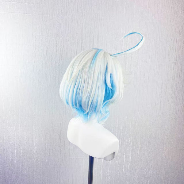 Furina Genshin Impact Cosplay Wig, Handmade Fluffy Styled Anime Wig, Ideal for Halloween, Comic Con, Roleplay & Portrait Photography