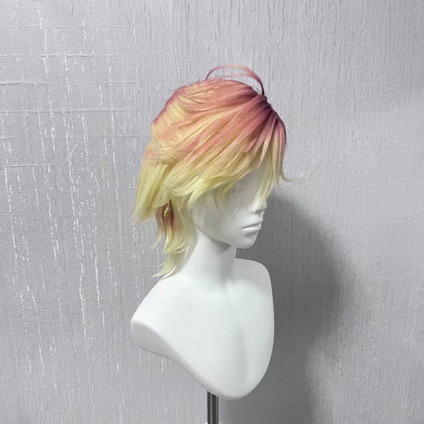 Yuma Mukami Cosplay Wig – Diabolik Lovers Red & Blonde Handmade Styled Wig