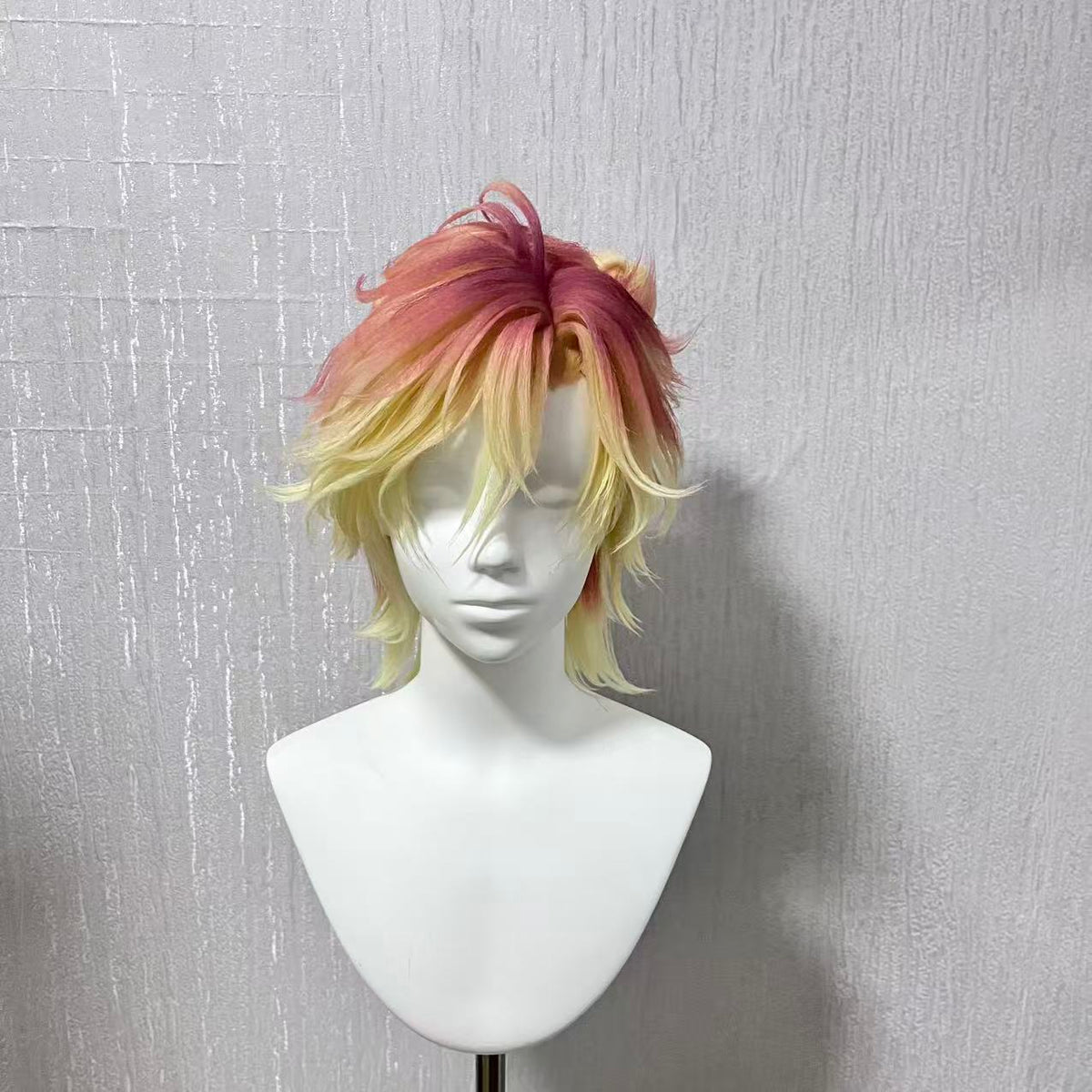 Yuma Mukami Cosplay Wig – Diabolik Lovers Red & Blonde Handmade Styled Wig