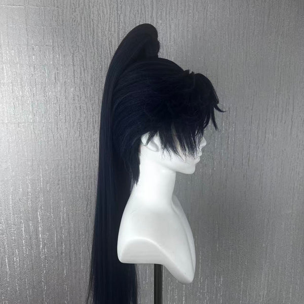 Fu Rong Honkai Star Rail Removable High Ponytail Hand Styled Cos Wig