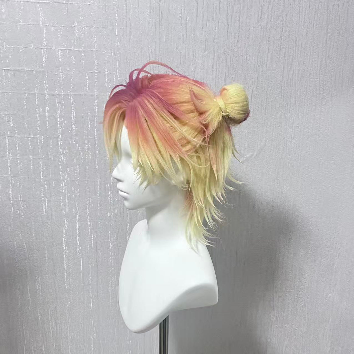 Yuma Mukami Cosplay Wig – Diabolik Lovers Red & Blonde Handmade Styled Wig