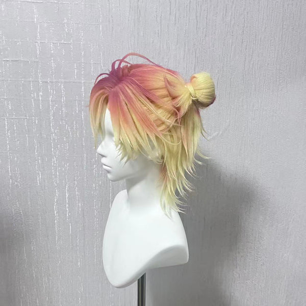 Yuma Mukami Cosplay Wig – Diabolik Lovers Red & Blonde Handmade Styled Wig