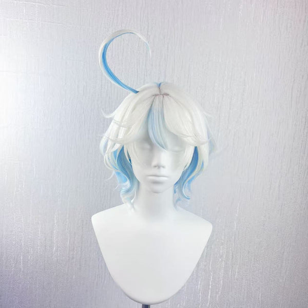 Furina Genshin Impact Cosplay Wig, Handmade Fluffy Styled Anime Wig, Ideal for Halloween, Comic Con, Roleplay & Portrait Photography