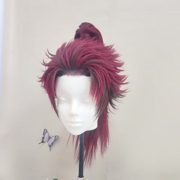 Dual-purpose Tanjiro Detachable Ponytail Pre-Styled Anime Cosplay Wi