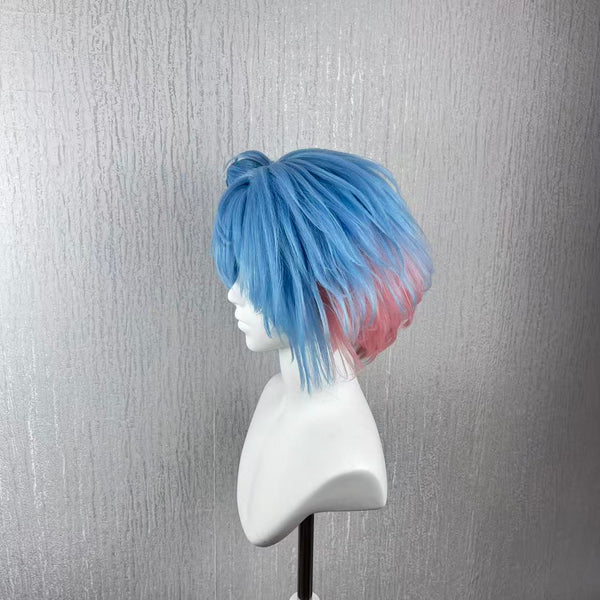 Xiao Qiao Time Witch Cosplay Wig | Honor of Kings Character Wig | Handmade Purple Pink Anime Wig | Fantasy Game Costume Hair