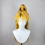 Honor of Kings Fei Golden High Ponytail Hand Styled Cosplay Wig