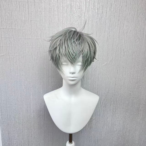 Alien Stage Till Grey Green Cos Wig