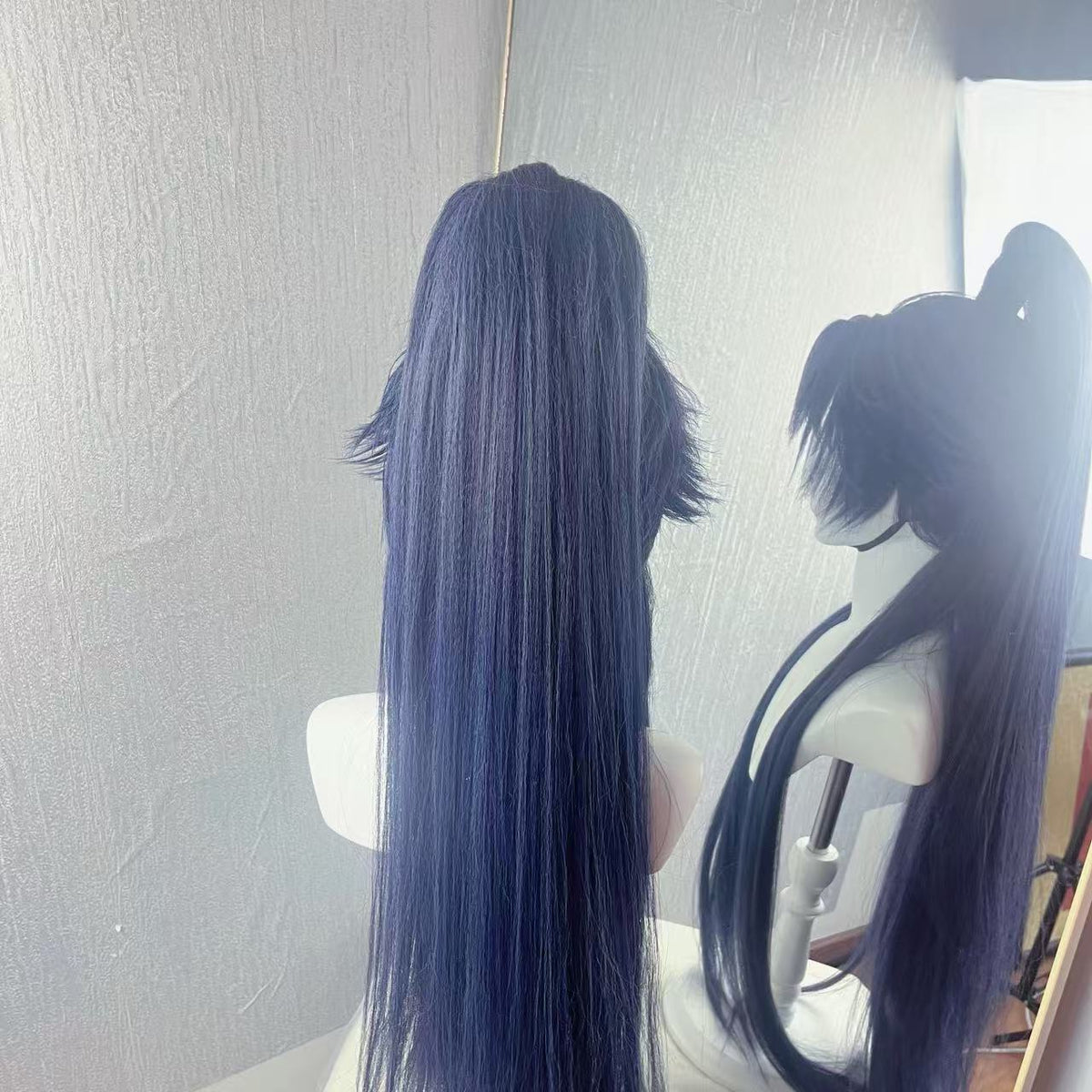 3 Styles Wear Fu Rong Cos Wig, Convertible into High Ponytail, Down Hair and Short Cut
