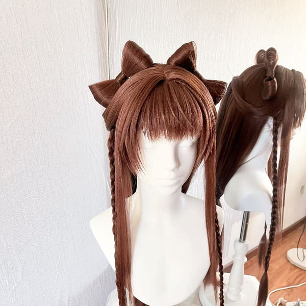 Xi Shi Linglong Zhenwei Pre-Styled Honor of Kings Anime Cosplay Wig