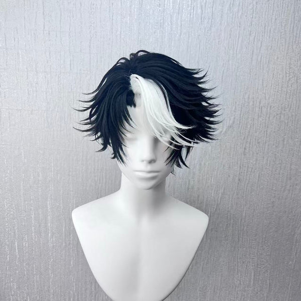 oseph Photographer Cosplay Wig – Identity V Black and White Handmade Styled Wig