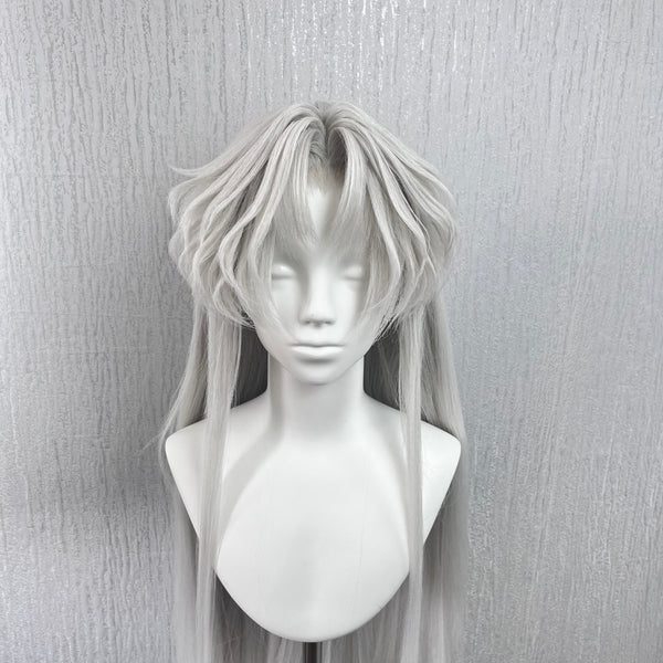Sesshomaru Cosplay Wig | Inuyasha White Anime Wig