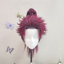 Load image into Gallery viewer, Dual-purpose Tanjiro Detachable Ponytail Pre-Styled Anime Cosplay Wi