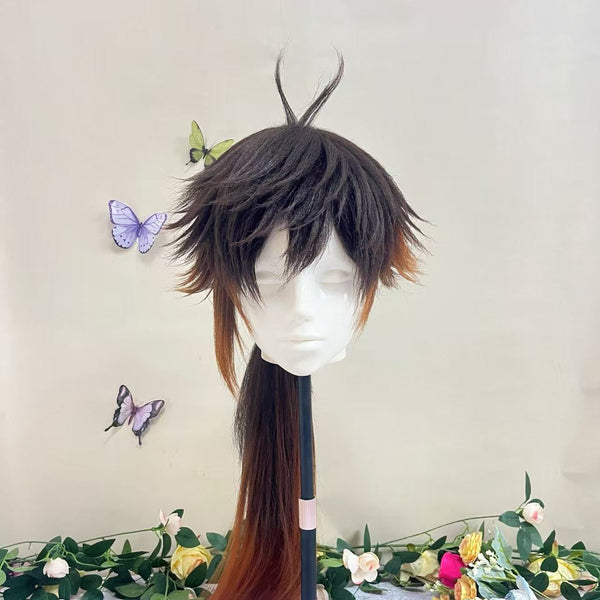 Genshin Impact Zhongli Cosplay Wig
