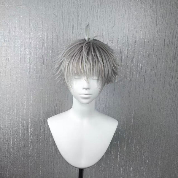 Satoru Gojo Cosplay Wig | Jujutsu Kaisen White Hair Anime Character Wig
