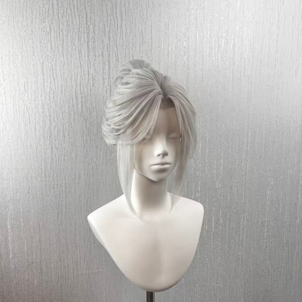 Ayanami Rei Ice Blue Layered Short Cosplay Wig | Hand Pre-Styled Anime Wig for Comic Con, Halloween & Roleplay