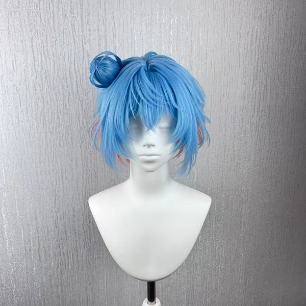 Xiao Qiao Time Witch Cosplay Wig | Honor of Kings Character Wig | Handmade Purple Pink Anime Wig | Fantasy Game Costume Hair