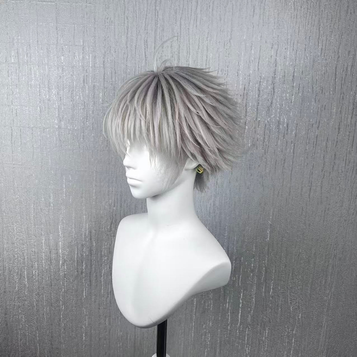 Satoru Gojo Cosplay Wig | Jujutsu Kaisen White Hair Anime Character Wig