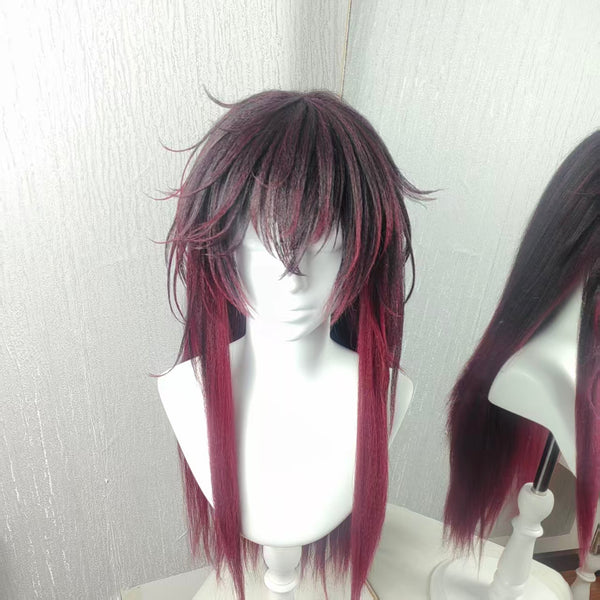 Demonified Tanjiro Cosplay Wig