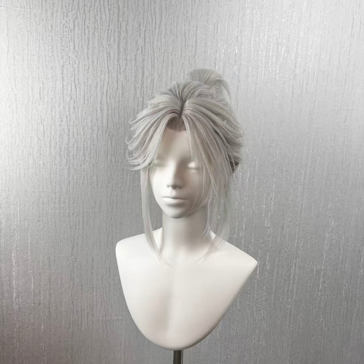 Ayanami Rei Ice Blue Layered Short Cosplay Wig | Hand Pre-Styled Anime Wig for Comic Con, Halloween & Roleplay