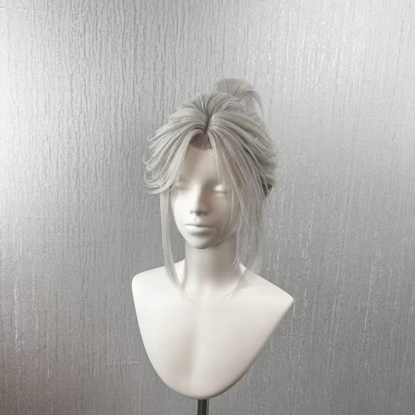Ayanami Rei Ice Blue Layered Short Cosplay Wig | Hand Pre-Styled Anime Wig for Comic Con, Halloween & Roleplay