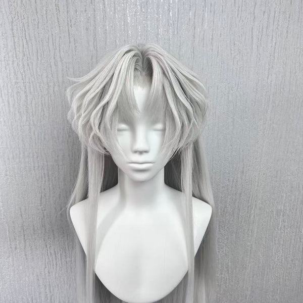 Sesshomaru Cosplay Wig | Inuyasha White Anime Wig