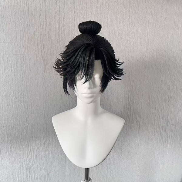 Sun Quan Cosplay Wig | Three Kingdoms Black Anime Wig