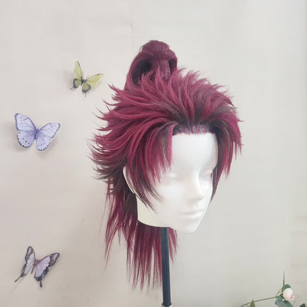 Dual-purpose Tanjiro Detachable Ponytail Pre-Styled Anime Cosplay Wi