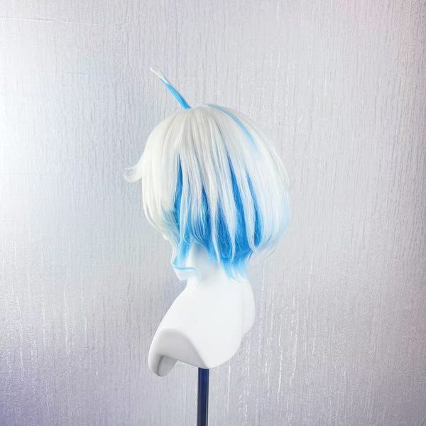 Furina Genshin Impact Cosplay Wig, Handmade Fluffy Styled Anime Wig, Ideal for Halloween, Comic Con, Roleplay & Portrait Photography