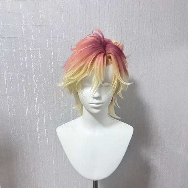 Yuma Mukami Cosplay Wig – Diabolik Lovers Red & Blonde Handmade Styled Wig