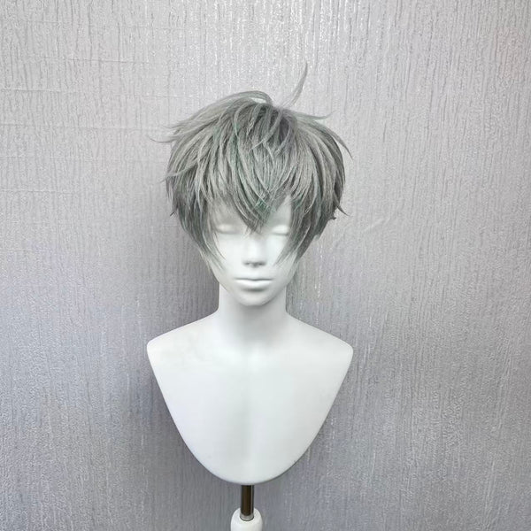 Alien Stage Till Grey Green Cos Wig