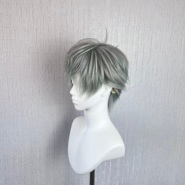 Alien Stage Till Grey Green Cos Wig