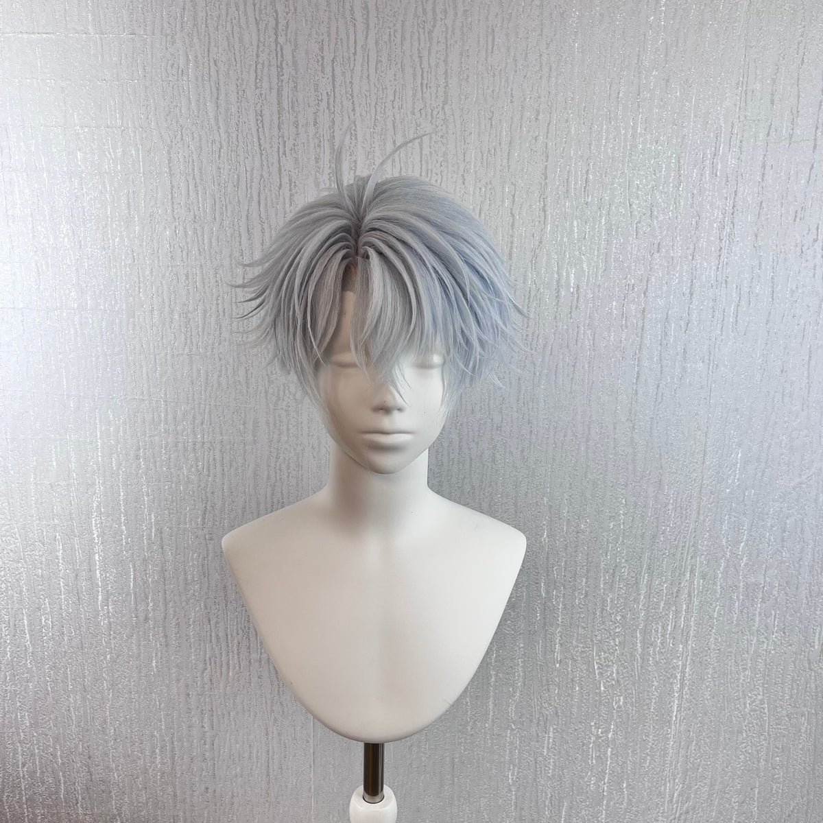 Phainon Honkai Star Rail Hand Styled Silver Blue Anime Cos Wig