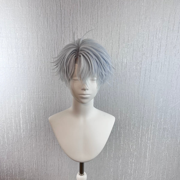 Phainon Honkai Star Rail Hand Styled Silver Blue Anime Cos Wig