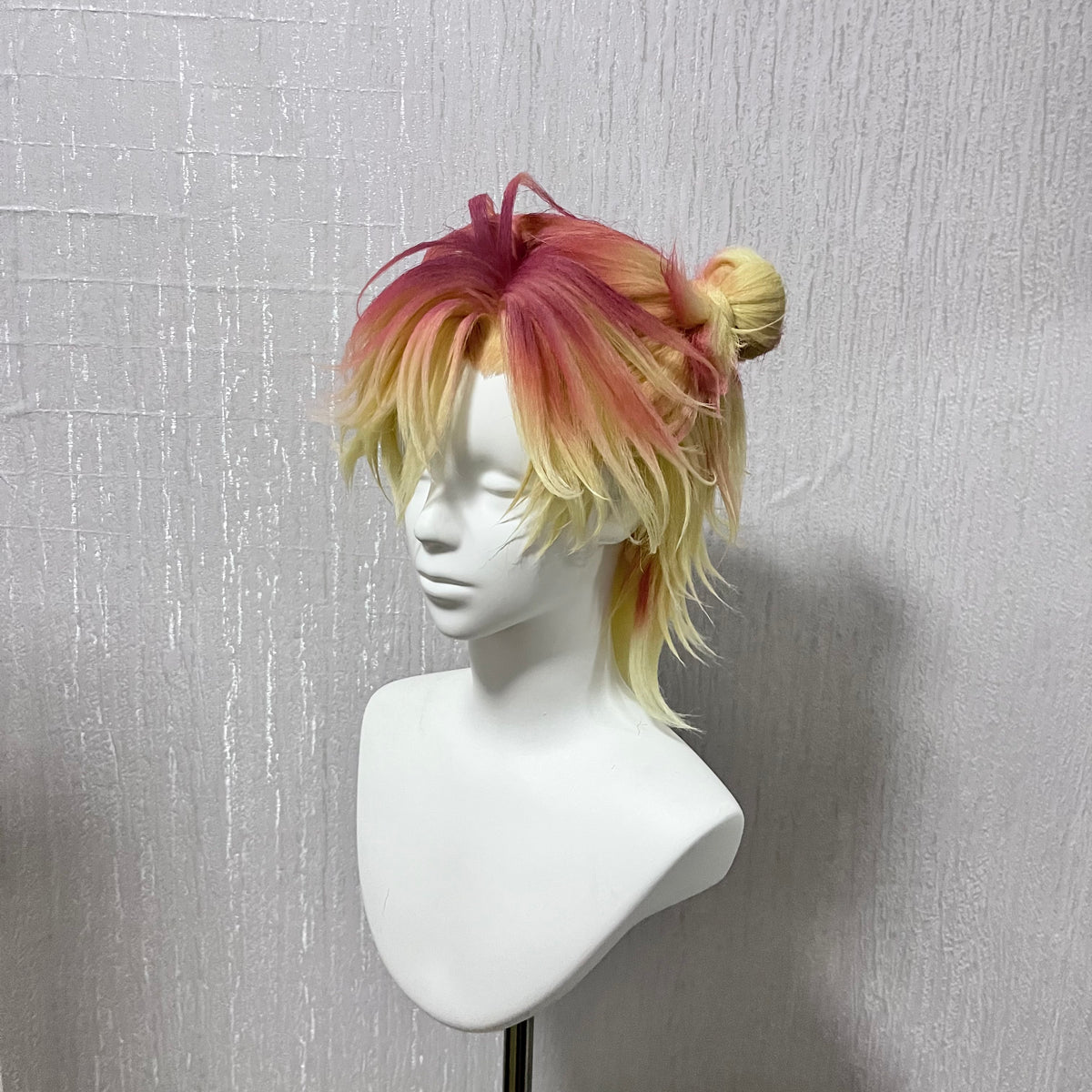 Yuma Mukami Cosplay Wig – Diabolik Lovers Red & Blonde Handmade Styled Wig