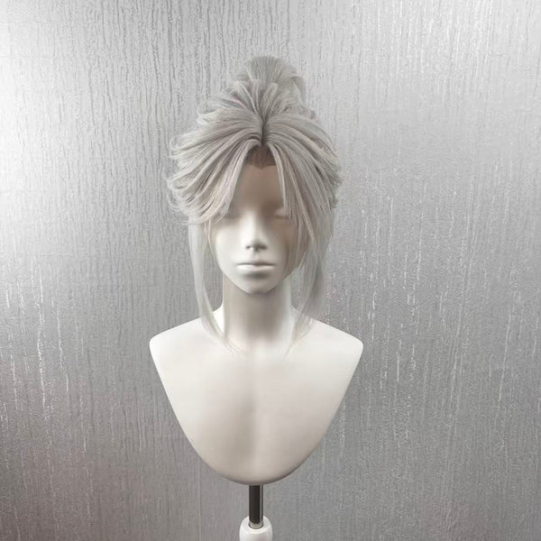Ayanami Rei Ice Blue Layered Short Cosplay Wig | Hand Pre-Styled Anime Wig for Comic Con, Halloween & Roleplay
