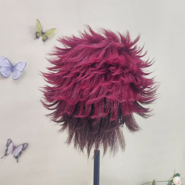 Dual-purpose Tanjiro Detachable Ponytail Pre-Styled Anime Cosplay Wi
