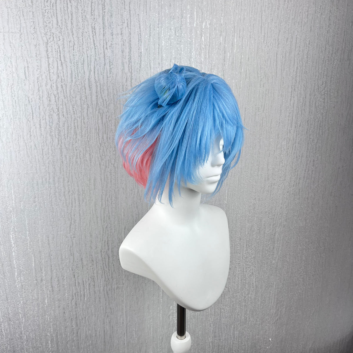 Xiao Qiao Time Witch Cosplay Wig | Honor of Kings Character Wig | Handmade Purple Pink Anime Wig | Fantasy Game Costume Hair