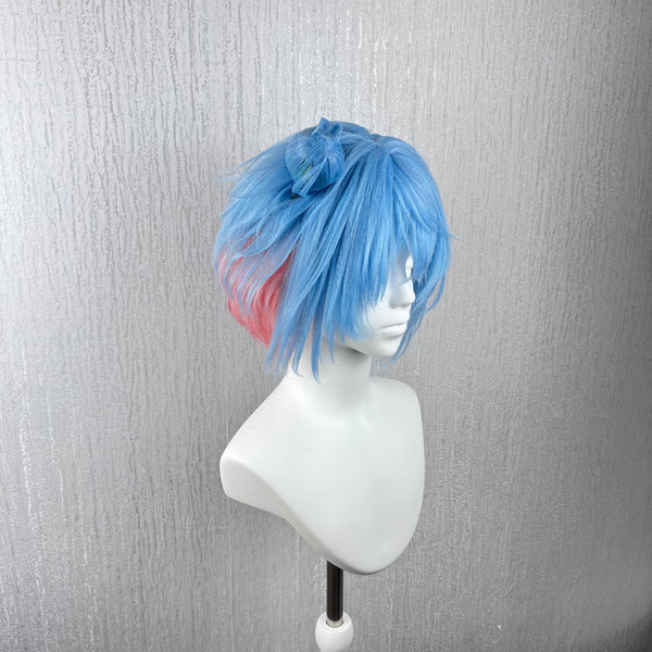 Xiao Qiao Time Witch Cosplay Wig | Honor of Kings Character Wig | Handmade Purple Pink Anime Wig | Fantasy Game Costume Hair