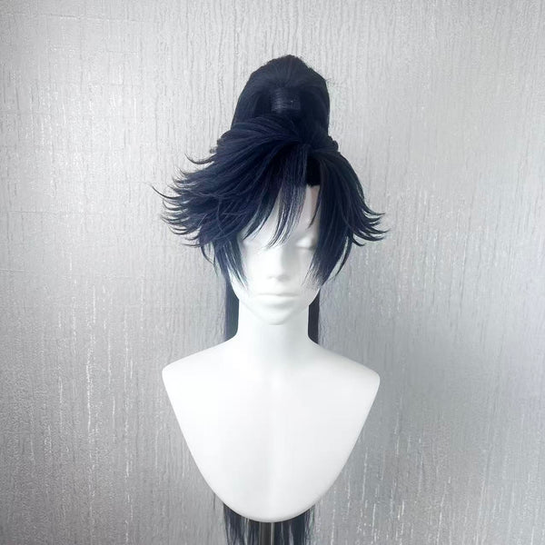Fu Rong Honkai Star Rail Removable High Ponytail Hand Styled Cos Wig