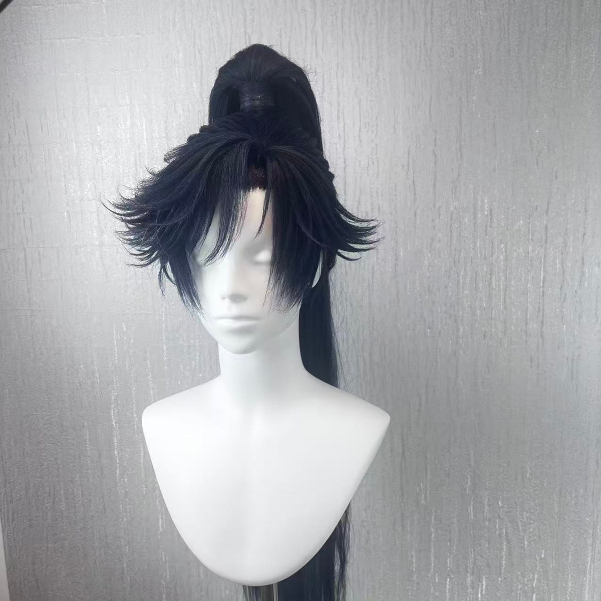 Fu Rong Honkai Star Rail Removable High Ponytail Hand Styled Cos Wig