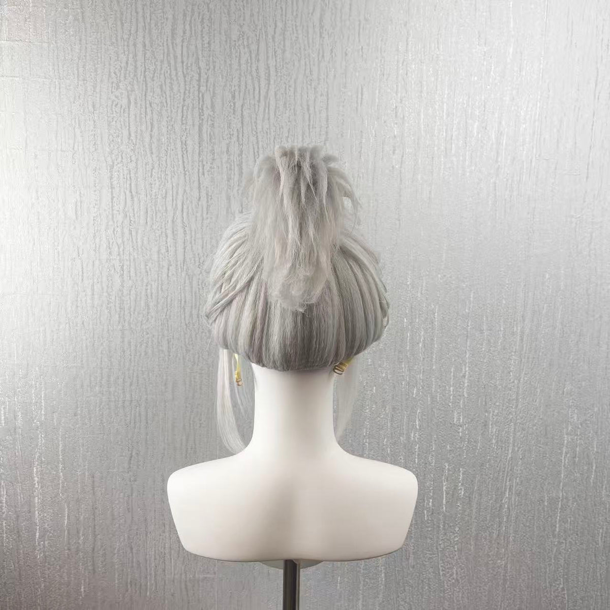 Ayanami Rei Ice Blue Layered Short Cosplay Wig | Hand Pre-Styled Anime Wig for Comic Con, Halloween & Roleplay