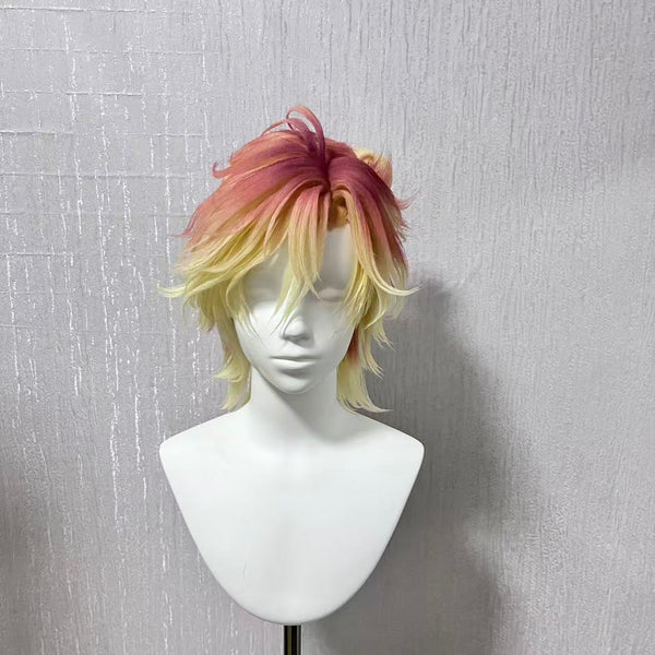 Yuma Mukami Cosplay Wig – Diabolik Lovers Red & Blonde Handmade Styled Wig